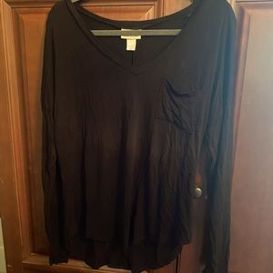 Black Long sleeve top